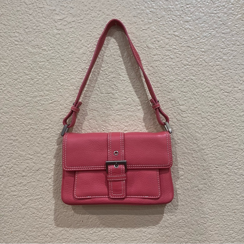 Talbots Mini Purse Wristlet Coral Pink Purse